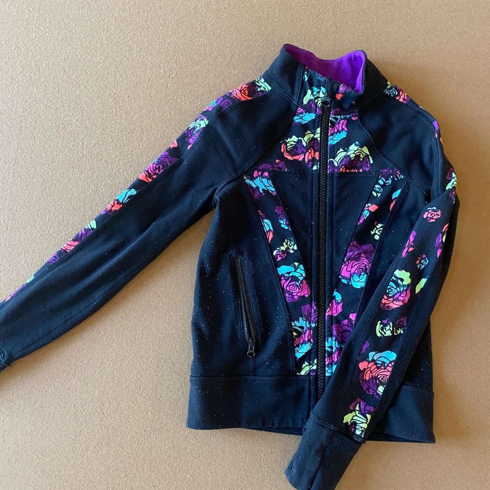 Ivivva Girls 4 Glitter Jacket